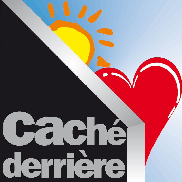 Caché derrière